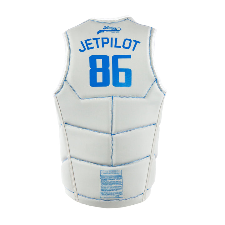 Back view of the Jetpilot Bonifay Baller Comp Vest. #color_blue-lad
