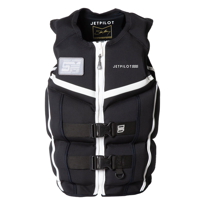 Front view of the Shaun Murray CGA Vest color black