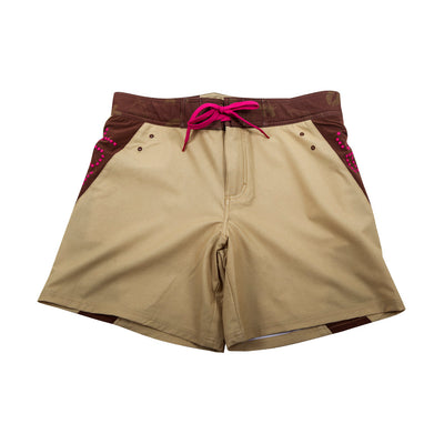 Front view of the Couture Rideshort tan colorway.