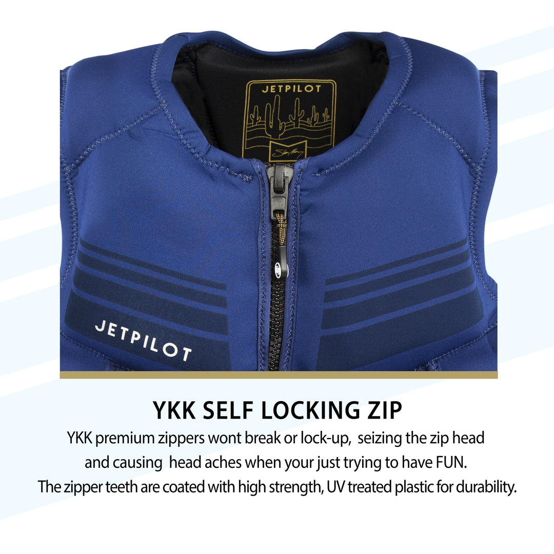 YKK Self Locking Zip Shaun Murry CGA Vest #color_grey